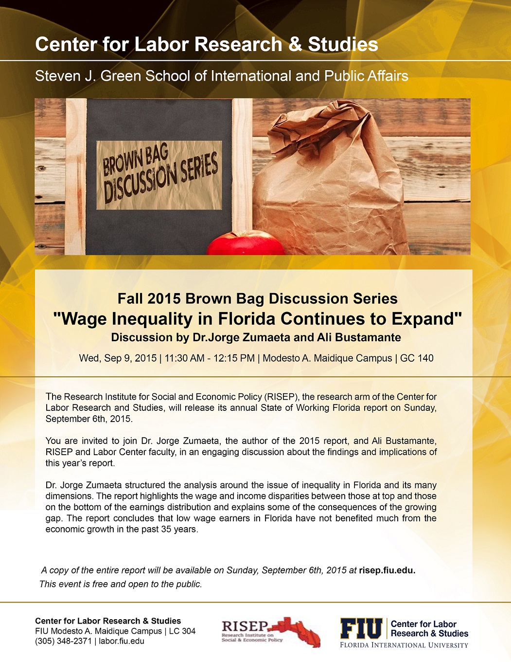 “Wage Inequality in Florida Continues to Expand”